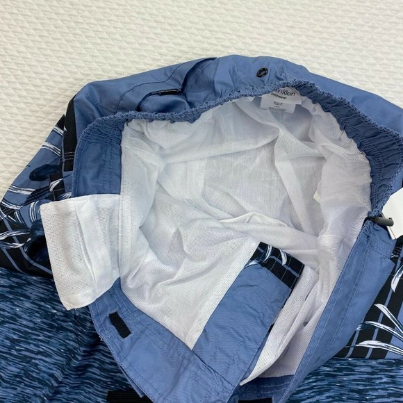 NWT Calvin Klein Floral-Print Board Shorts Swim L - Picture 5 of 11